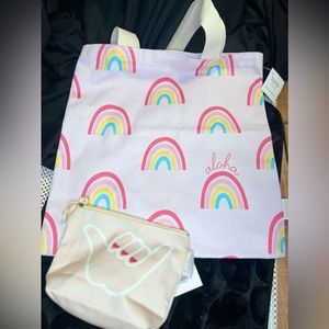 BRAND NEW SOHA LIVING “ALOHA RAINBOW TOTE BUNDLE”